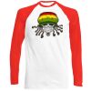 Long Sleeve Baseball T-Shirt, 160g, von FRUIT Miniaturansicht