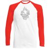 Long Sleeve Baseball T-Shirt, 160g, von FRUIT Miniaturansicht