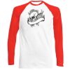 Long Sleeve Baseball T-Shirt, 160g, von FRUIT Miniaturansicht