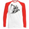 Long Sleeve Baseball T-Shirt, 160g, von FRUIT Miniaturansicht