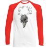 Long Sleeve Baseball T-Shirt, 160g, von FRUIT Miniaturansicht