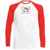 Long Sleeve Baseball T-Shirt, 160g, von FRUIT Miniaturansicht