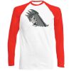 Long Sleeve Baseball T-Shirt, 160g, von FRUIT Miniaturansicht