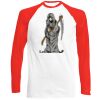 Long Sleeve Baseball T-Shirt, 160g, von FRUIT Miniaturansicht