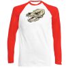 Long Sleeve Baseball T-Shirt, 160g, von FRUIT Miniaturansicht