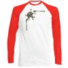 Long Sleeve Baseball T-Shirt, 160g, von FRUIT Miniaturansicht