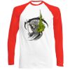 Long Sleeve Baseball T-Shirt, 160g, von FRUIT Miniaturansicht