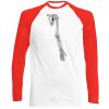 Long Sleeve Baseball T-Shirt, 160g, von FRUIT Miniaturansicht