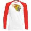 Long Sleeve Baseball T-Shirt, 160g, von FRUIT Miniaturansicht