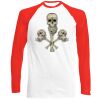 Long Sleeve Baseball T-Shirt, 160g, von FRUIT Miniaturansicht