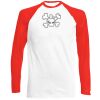 Long Sleeve Baseball T-Shirt, 160g, von FRUIT Miniaturansicht