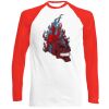 Long Sleeve Baseball T-Shirt, 160g, von FRUIT Miniaturansicht