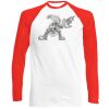 Long Sleeve Baseball T-Shirt, 160g, von FRUIT Miniaturansicht