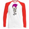 Long Sleeve Baseball T-Shirt, 160g, von FRUIT Miniaturansicht