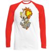 Long Sleeve Baseball T-Shirt, 160g, von FRUIT Miniaturansicht