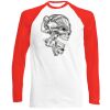 Long Sleeve Baseball T-Shirt, 160g, von FRUIT Miniaturansicht