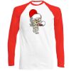 Long Sleeve Baseball T-Shirt, 160g, von FRUIT Miniaturansicht